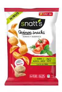 Snatt's Quinoa Snacks with tomato & basil